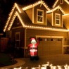 Babbo Natale luminoso gonfiabile gigante