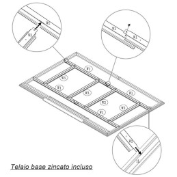 Casetta porta attrezzi da giardino in lamiera antracite