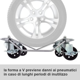 Carrelli per movimentazione auto in autosalone