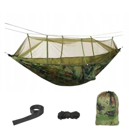 Amaca con zanzariera portatile da campeggio o trekking