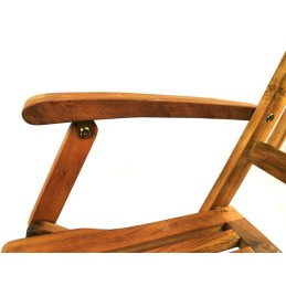 Sedie pieghevoli in legno da balcone