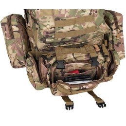 Zaino tattico militare 50 litri mimetico con sistema molle