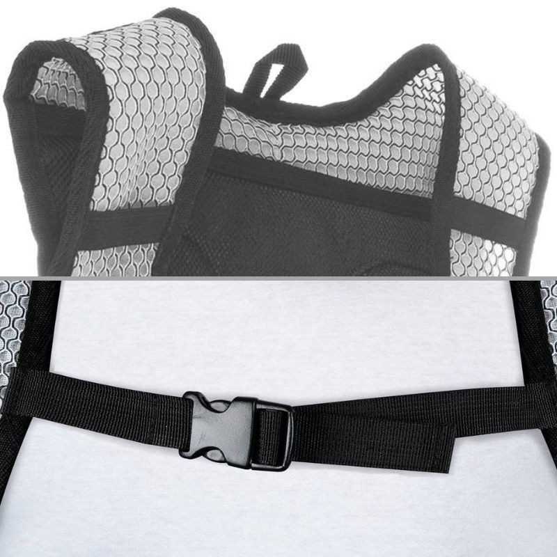 Zaino da ciclismo impermeabile e traspirante per idratazione 2L con borsa per vescica,Zaino da acqua con sistema di idratazione per uomo e donna per bicicletta Escursionismo Black2LBlue One size