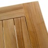 Tavolo quadrato da giardino in legno di teak 90x90