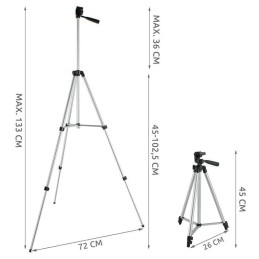 Treppiede per cellulare smartphone o fotocamera reflex