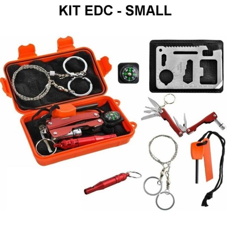 Kit sopravvivenza per trekking e montagna EDC base small