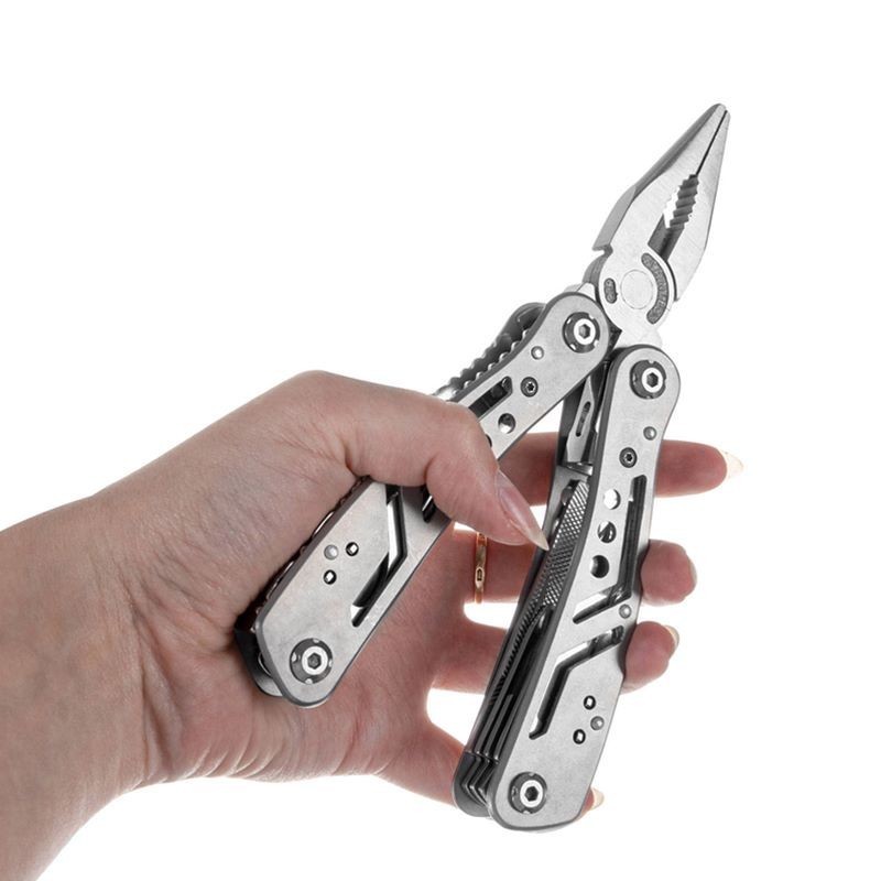 Morpilot Pinza Multiuso 25 In 1 – Acciaio Inox Con 11 Punte Cacciavite, Clip Da Tasca E Custodia, IPX4, Per Campeggio