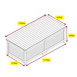 Dimensioni cassapanca da esterno in legno