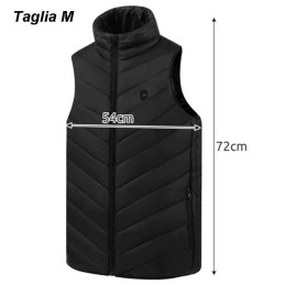 Gilet riscaldato taglia M