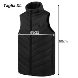 Gilet riscaldato taglia XL