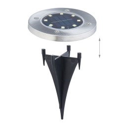 Faretti da esterno solari con 8 led segnapasso per giardino