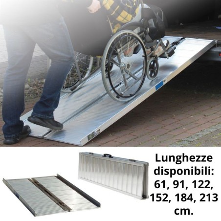 Rampa per disabili e anziani non autosufficienti pieghevole portatile