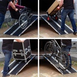 Rampa disabili pieghevole portatile in alluminio - IVA agevolata