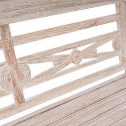 Panchina in legno di teak shabby chic da giardino