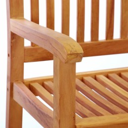 Panca da esterno in legno di teak impregnato da 180 cm.