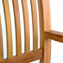 Panca da giardino in legno di teak impregnato da 180 cm.