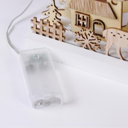 Decorazioni Natalizie luminose in legno