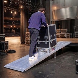 Rampa per service ed eventi lunga 4 metri larga 70 cm. pieghevole