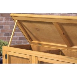 Gabbia coniglio nano in legno da interno
