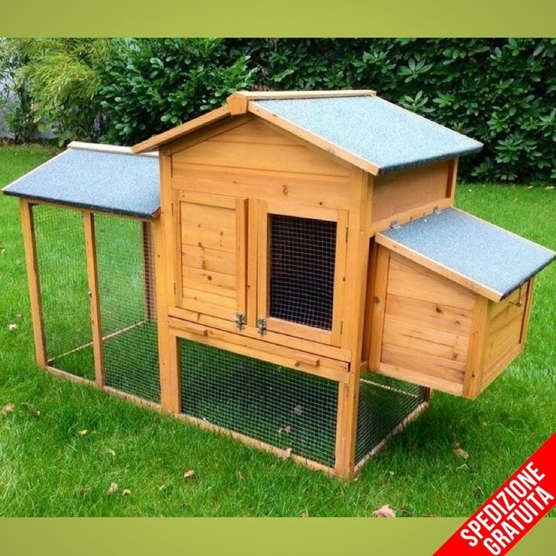 VidaXL Pollaio Da Esterno In Alluminio Con Recinto, 258x74x117 Cm, Casetta Di Cova E Rampe