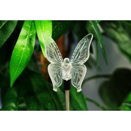 Luci solari da giardino al Led farfalla luminosa