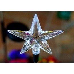 Luci solari da giardino al Led stella luminosa