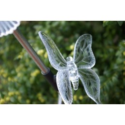 Luci solari di Natale da esterno colibrì, libellula e farfalla