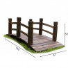 Ponte in legno per giardino dimensioni